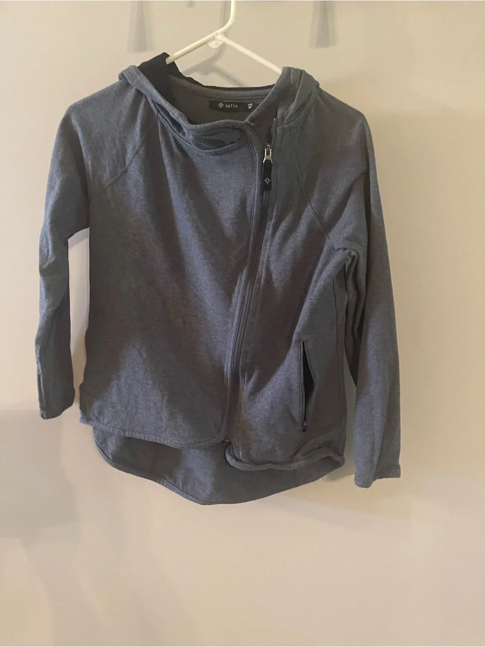 Ativa Charcoal Hooded Zip Sweatshirt